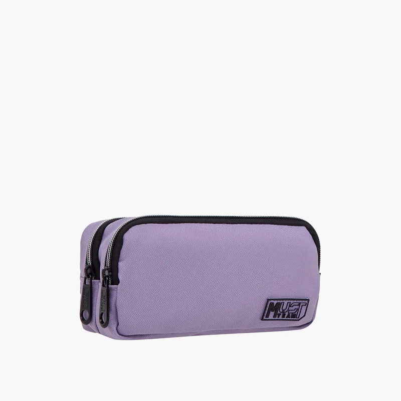 ماست Pencil Case-Sustainable-2 Cmprt-1.10L (Rpet Pu) Purple \ 20X6X9